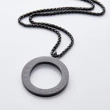 Beautiful Patience Moon Necklace | Men&Women