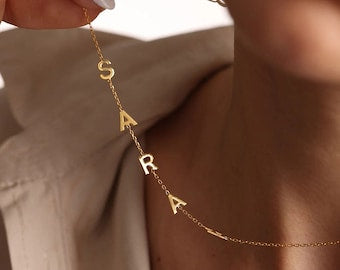 Sideways Name Necklace