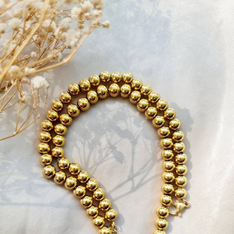 18k Gold Plated Islamic Bold Tasbih Bracelet