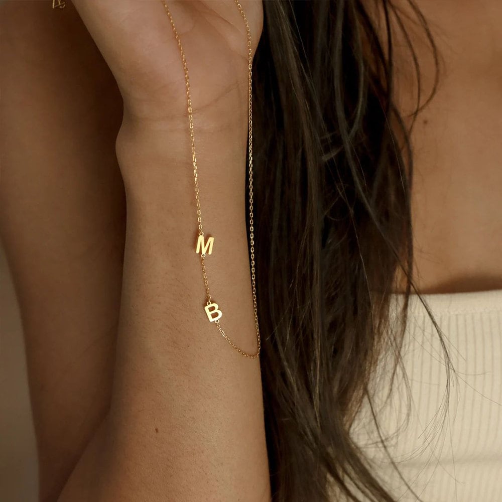 Sideways Name Necklace