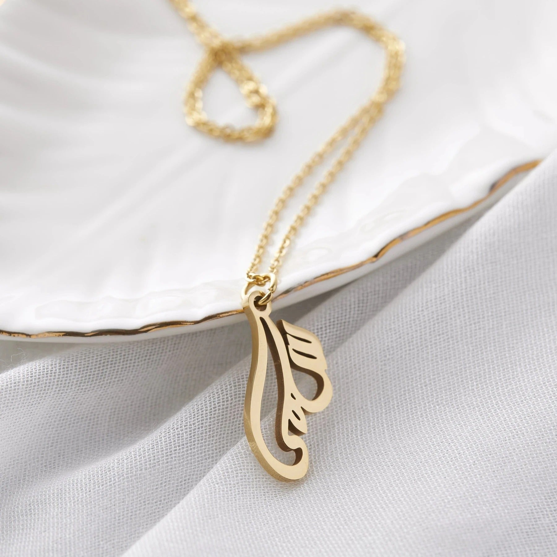 Arabic Calligraphy Name Necklace